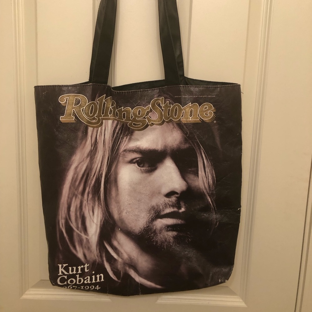 Kurt Cobain Rolling Stone tote bag in EUC✨🎶✨